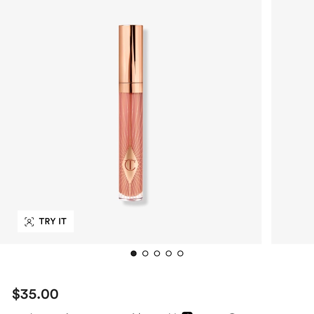 Charlotte Tilbury Peach Lip Gloss